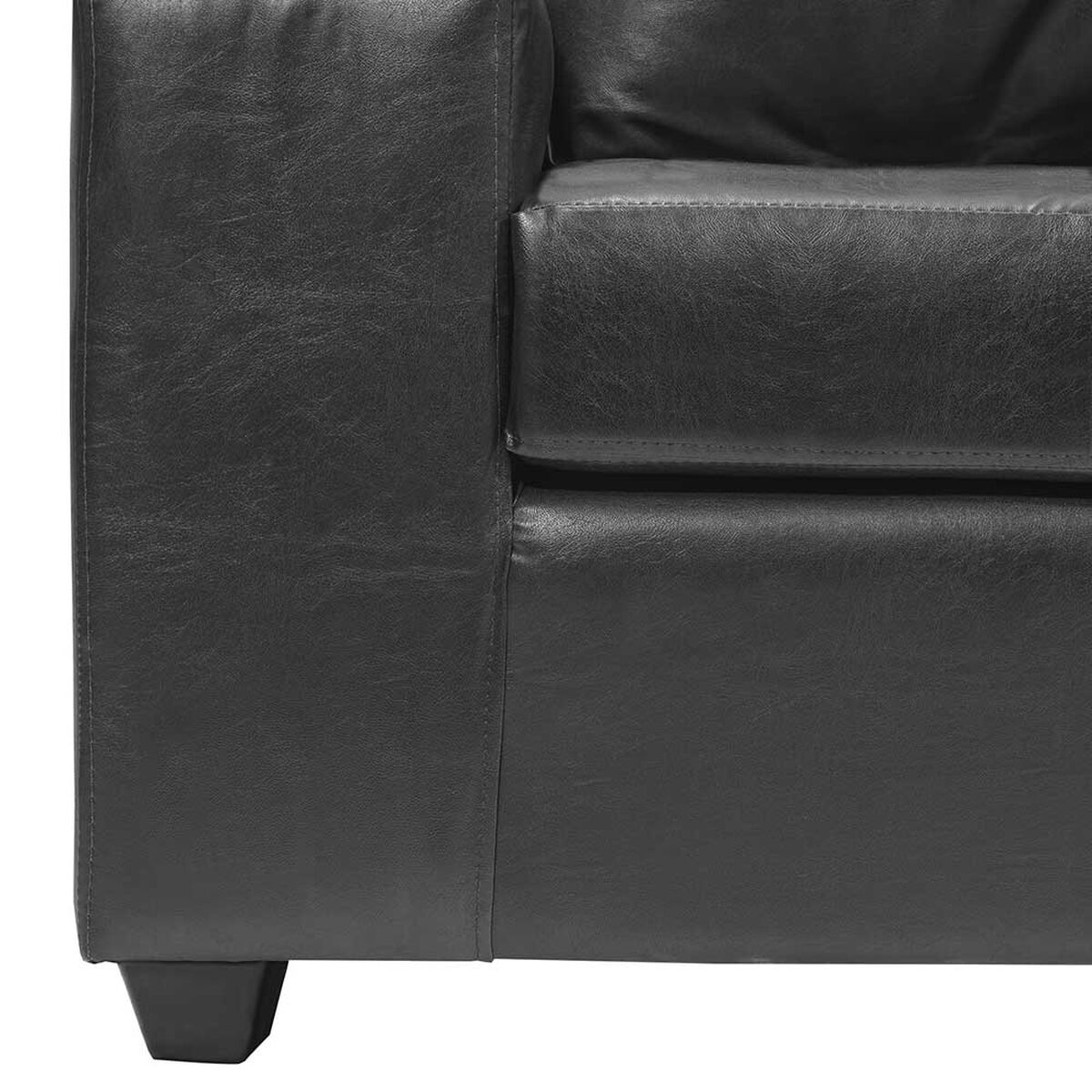 Sofá Seccional Innovamuebles Kahlo 3 Cuerpos Negro