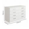 Comoda Exit 8 Cajones Blanco