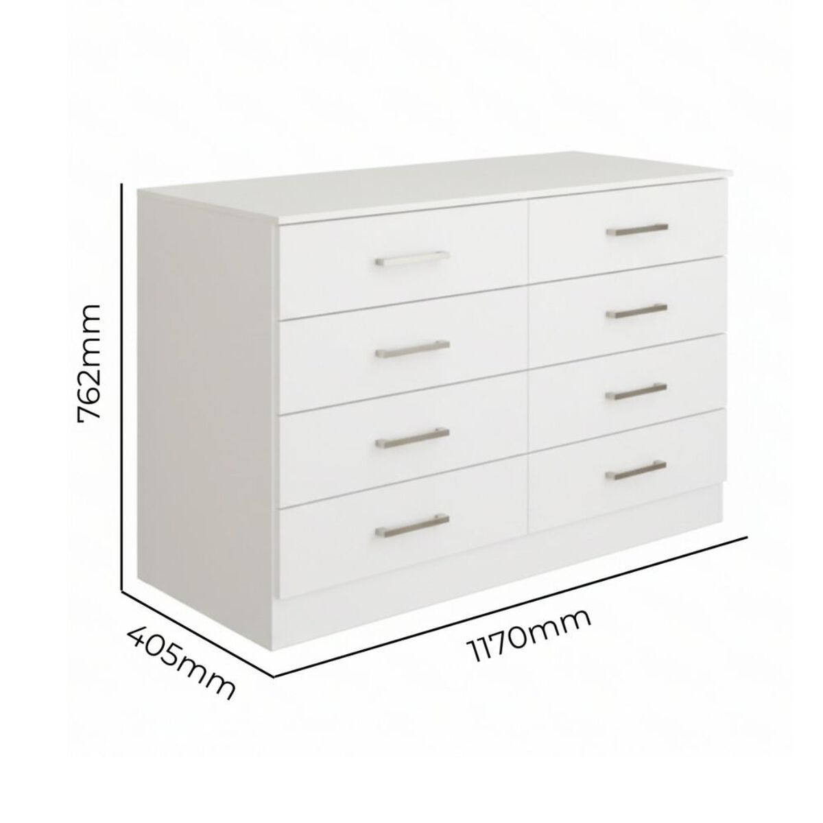 Comoda Exit 8 Cajones Blanco