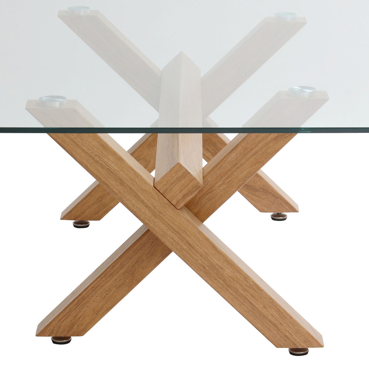 Mesa de Centro Spazzio Cross Natural