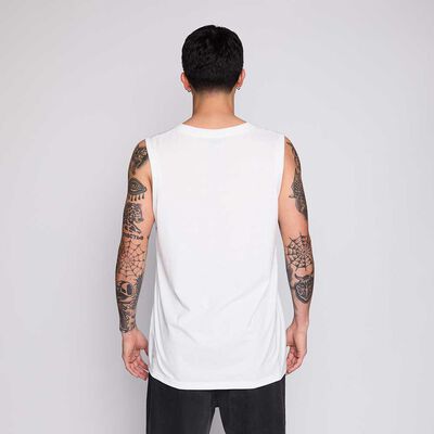 Imagen 2 del producto Polera Sin Mangas Colo Colo Unisex Blanco