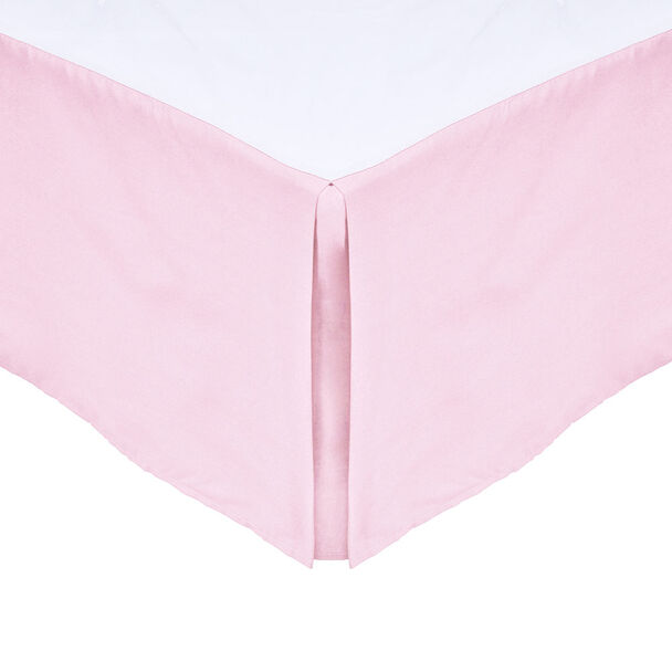 Faldón Mashini 144 Hilos 2 Plazas Liso Rosa