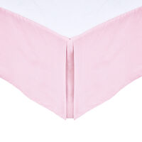 Faldón Mashini 144 Hilos 1,5 Plazas Liso Rosa