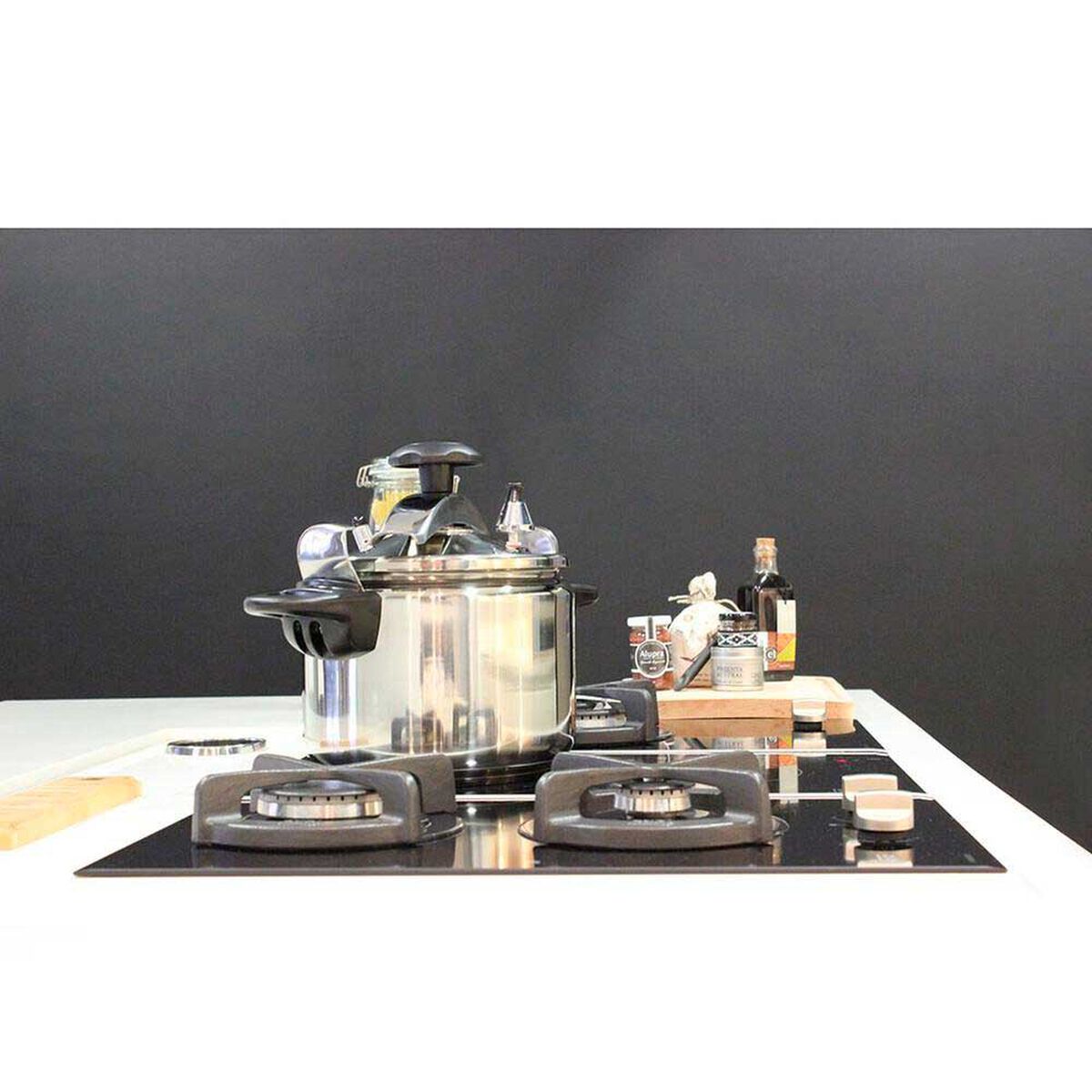 Olla a Presi&oacute;n Acero Inoxidable Marmicoc Cl&aacute;sica 6 Litros