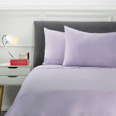 Imagen 1 del producto Juego de Sábanas Liso Casanova 144 Hilos King Lila