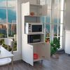 Mueble para Microondas Tuhome Kitchen 54 4 Puertas Blanco