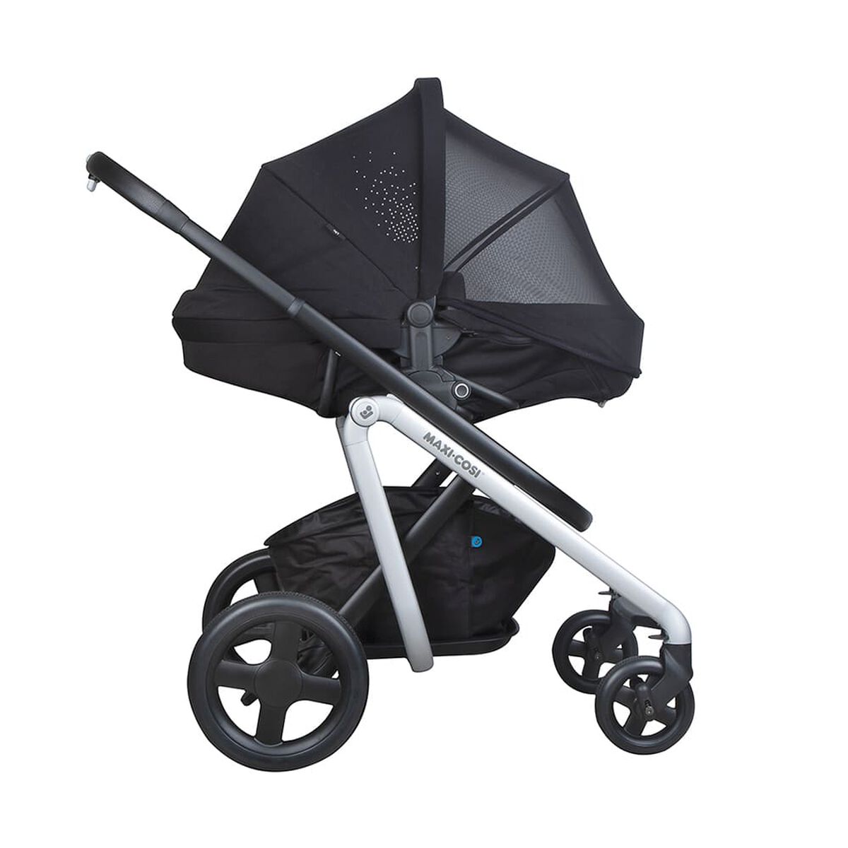 Coche Travel System Lila+Coral Xp Essential Black Maxi-Cosi