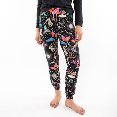 Pantalón de Pijama Mujer Icono Negro