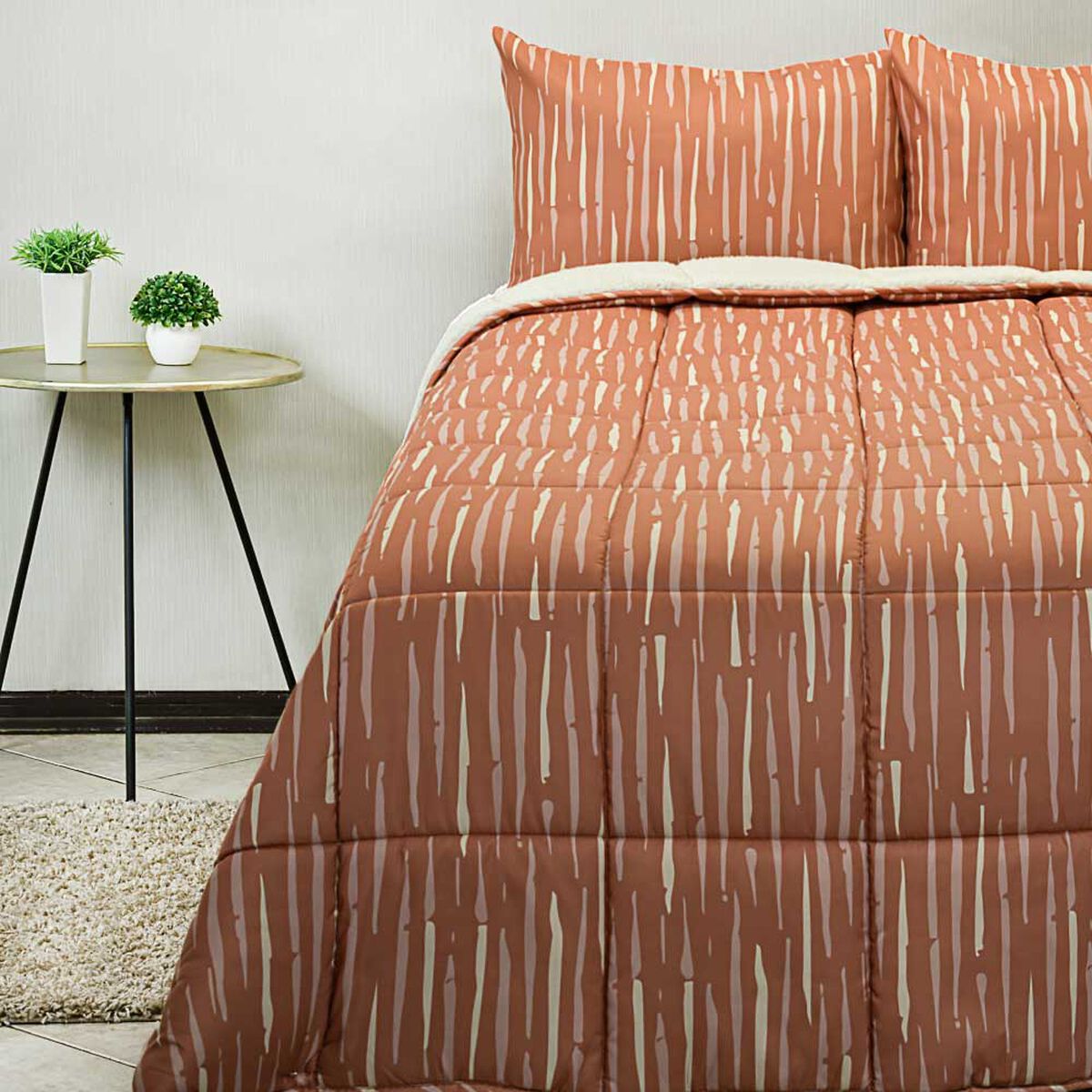Plumón Polywool Estampado Zibel 1,5 Plazas Tristan