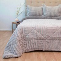 Cubrecama Doral Super King Gris  Senses