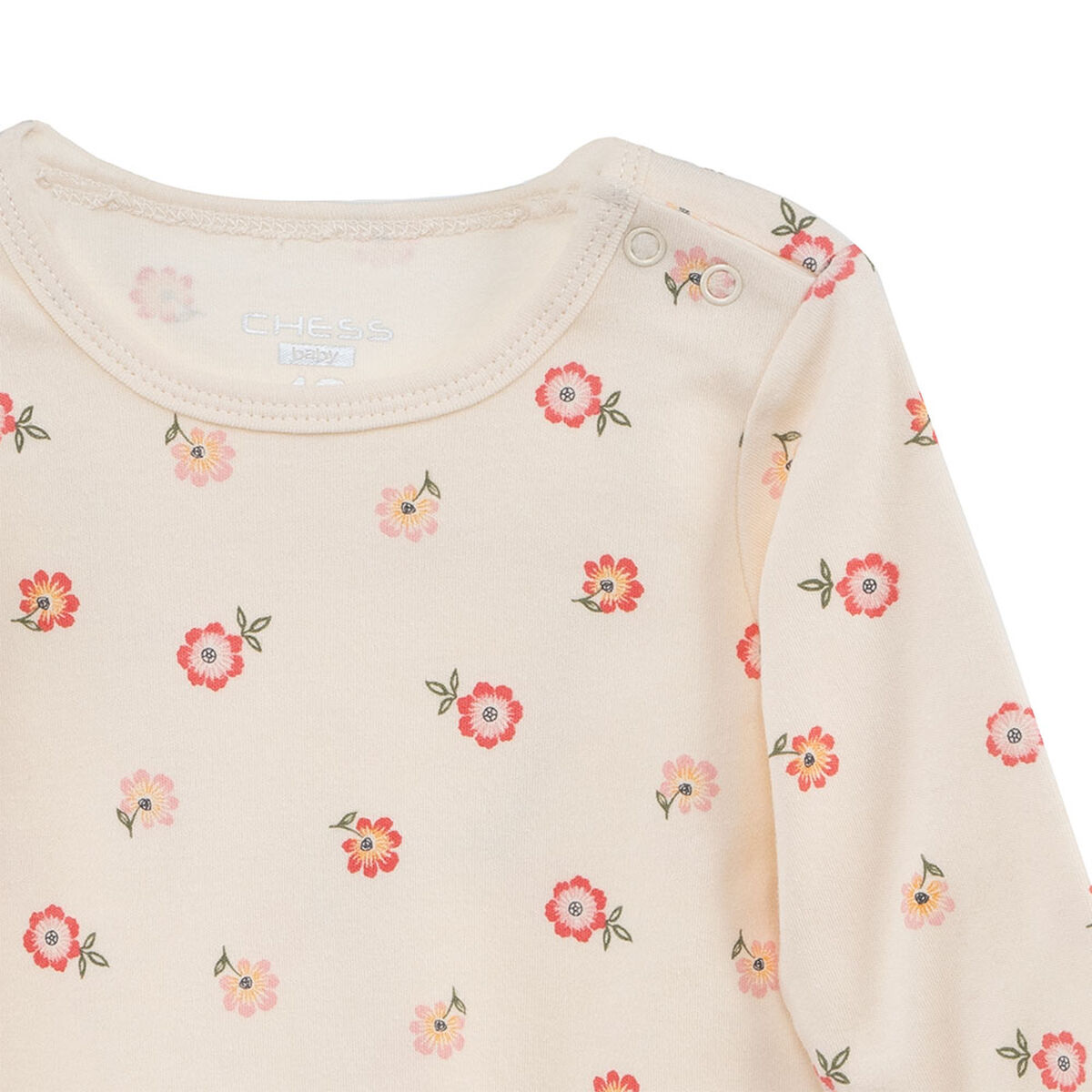 Pack 2 Body Manga Larga Chess Baby