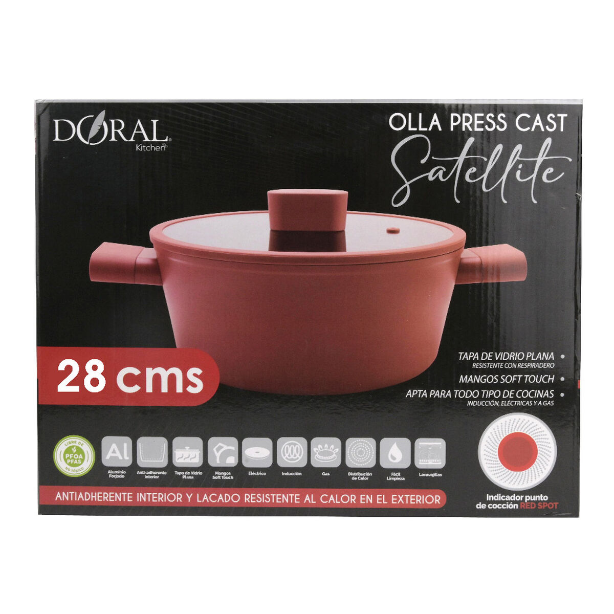 Olla Doral Satellite 28 cm Rosa