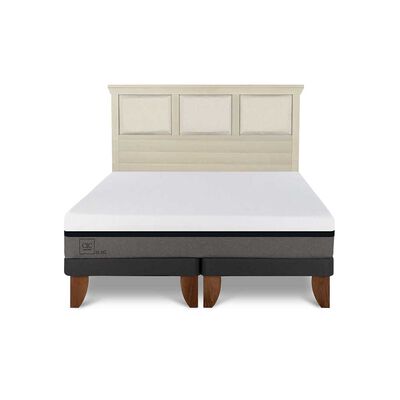 Imagen 1 del producto Cama Europea CIC Base Dividida 2 Plazas Balance + Respaldo Torino Alpino