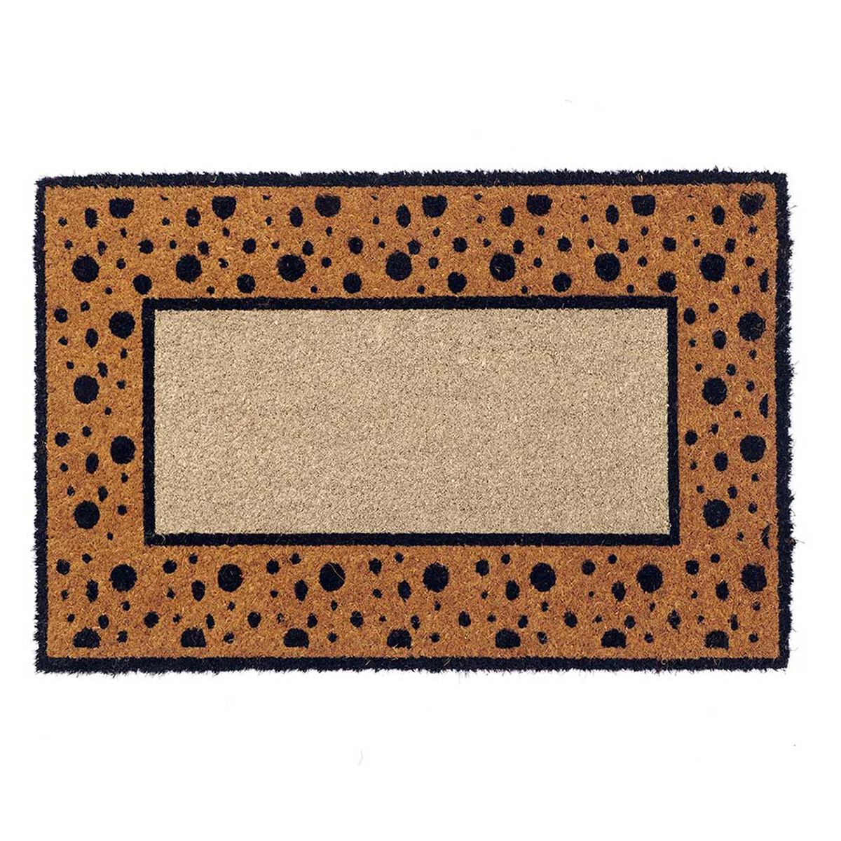 Limpiapiés Idetex Coco Stone 40 x 60 cm Café