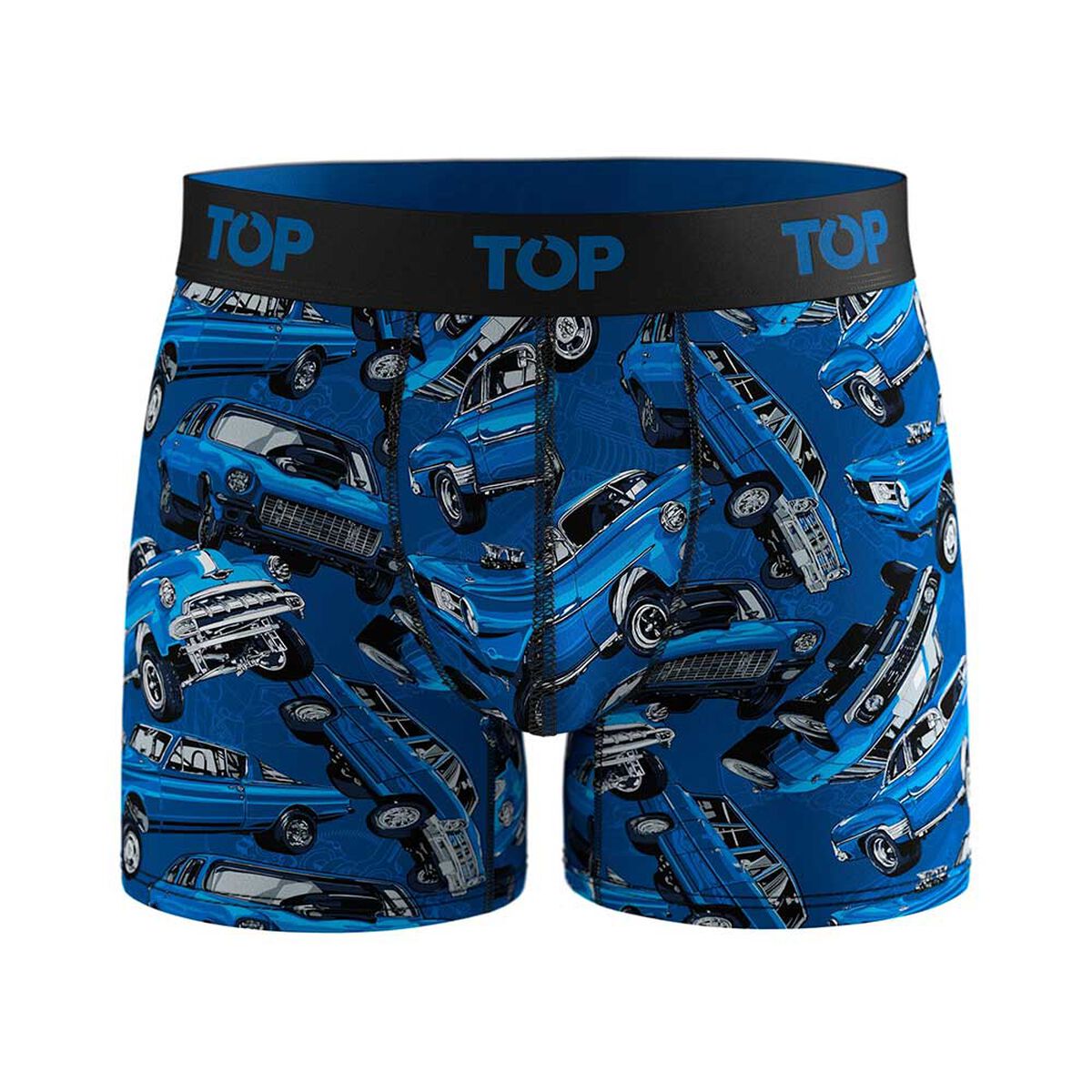 Pack 3 B&oacute;xer Medio Algod&oacute;n Motores Hombre Top