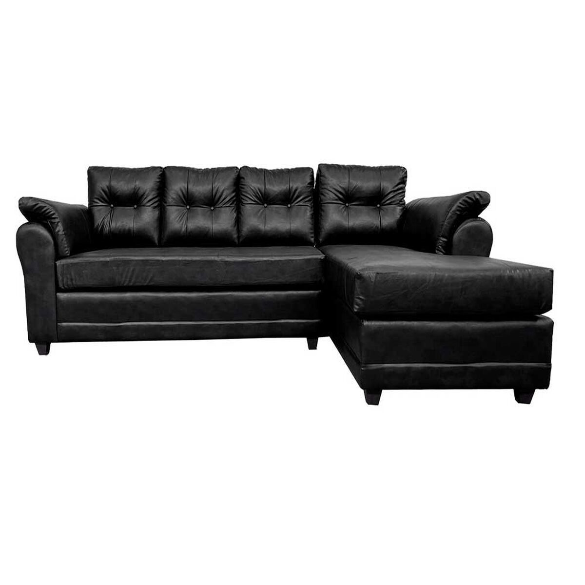 Sof&aacute; Seccional Muebles MPR Journey 3 Negro
