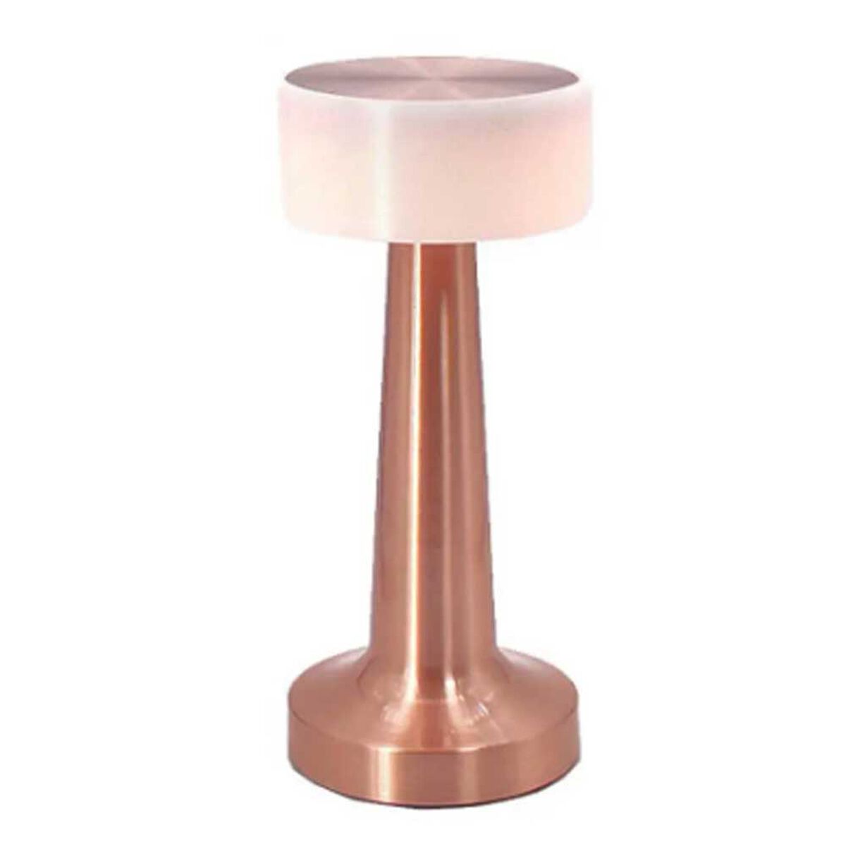 Lámpara de Mesa Metal Vgo Recargable con sensor  21 cm Cobre