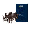 Juego de Comedor Muebles Hema Sevilla 8 Sillas Chocolate