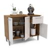 Mueble de Cocina Base Vekkahome Evandro 1 Cajón 3 Puertas Blanco