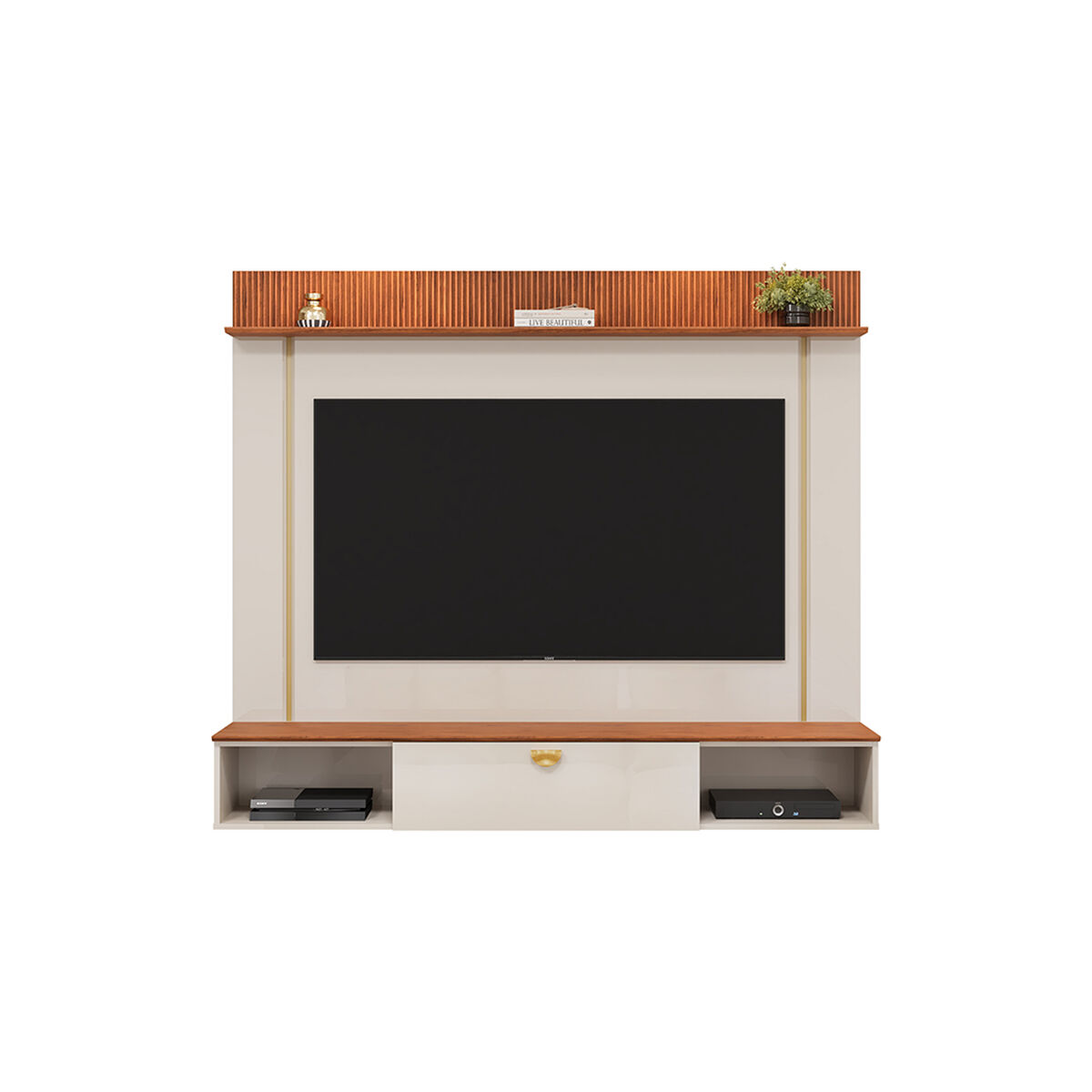 Panel TV Vekkahome Iza 70" Pulgadas Blanco