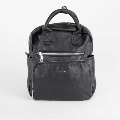 Mochila Backpack Negro Icono