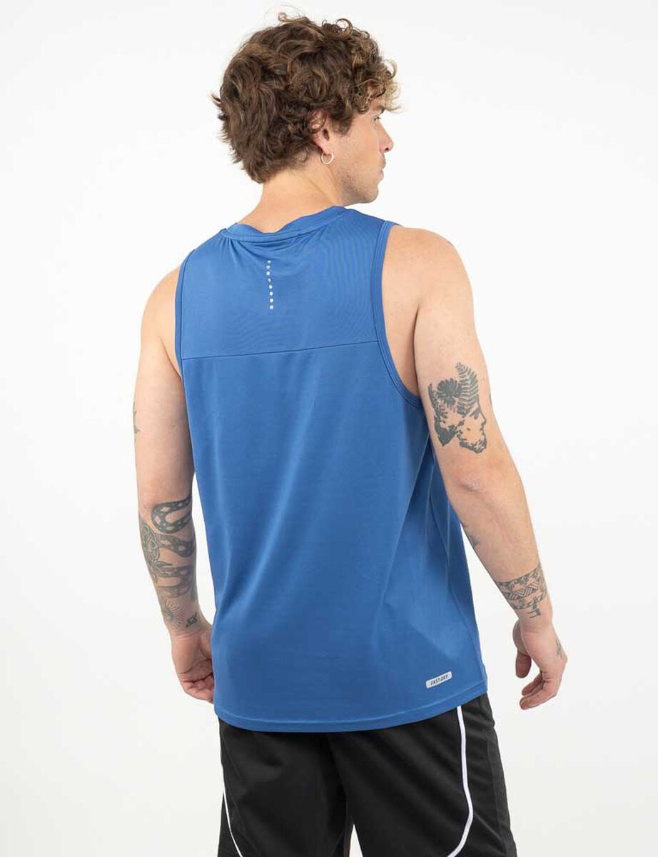 Polera Sin Mangas Hombre Black County