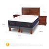 Cama Europea CIC Base Dividida 2 Plazas Súper Premium + Respaldo + Veladores