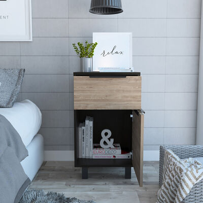 Imagen 2 del producto Velador TuHome Kaia 1 Cajón Wengue/Miel