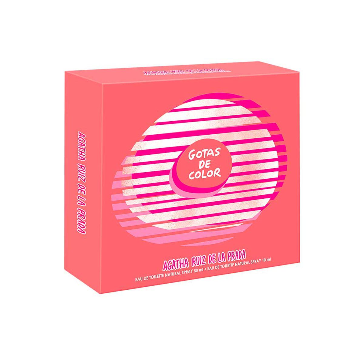 Set Regalo Perfume Mujer Agatha Ruiz de la Prada Gotas de Color EDT 50 ML + Megaspritzer 10 ML