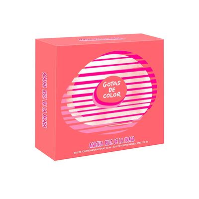 Imagen 2 del producto Set Regalo Perfume Mujer Agatha Ruiz de la Prada Gotas de Color EDT 50 ML + Megaspritzer 10 ML