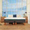 Cama Europea CIC Green Infinity 2 Plazas + 1 Respaldo Villarrica Gris