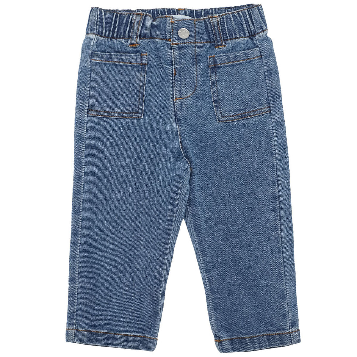 Jeans de Algodón Beba Chess Baby