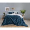 Cubrecama Plush Sherpa Zibel 2 Plazas Liso Teal