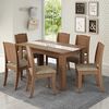 Juego de Comedor Jdo & Design Lia 6 Sillas Café