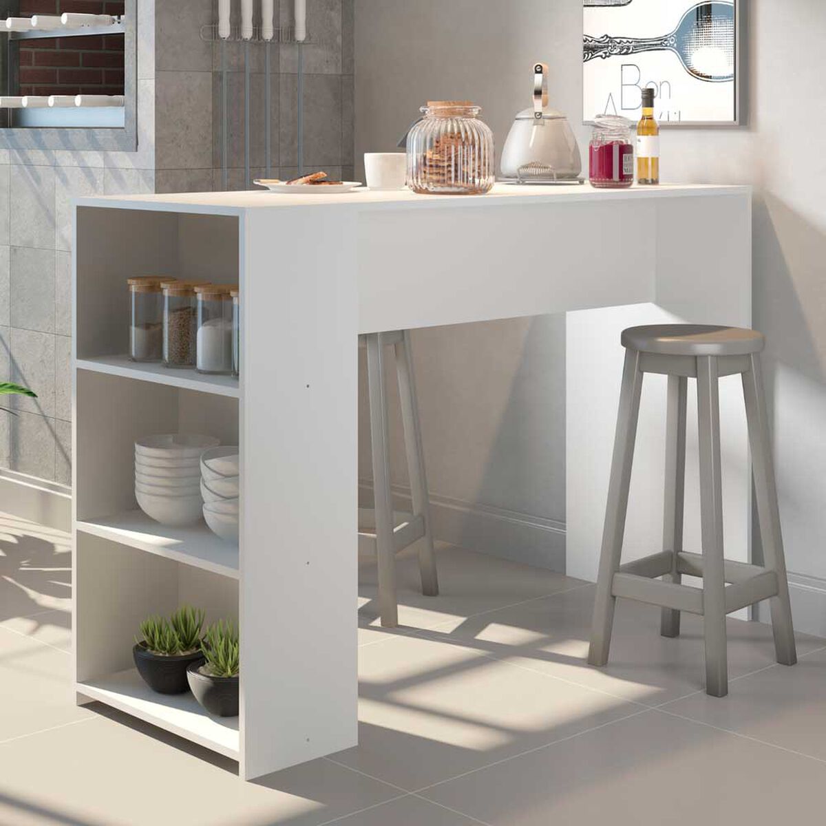 Mesa de Diario Exit Blanca