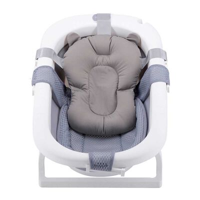 Imagen 2 del producto Bañera Plegable Bebe con Cojin Almohada y reductor Gris Bebesit