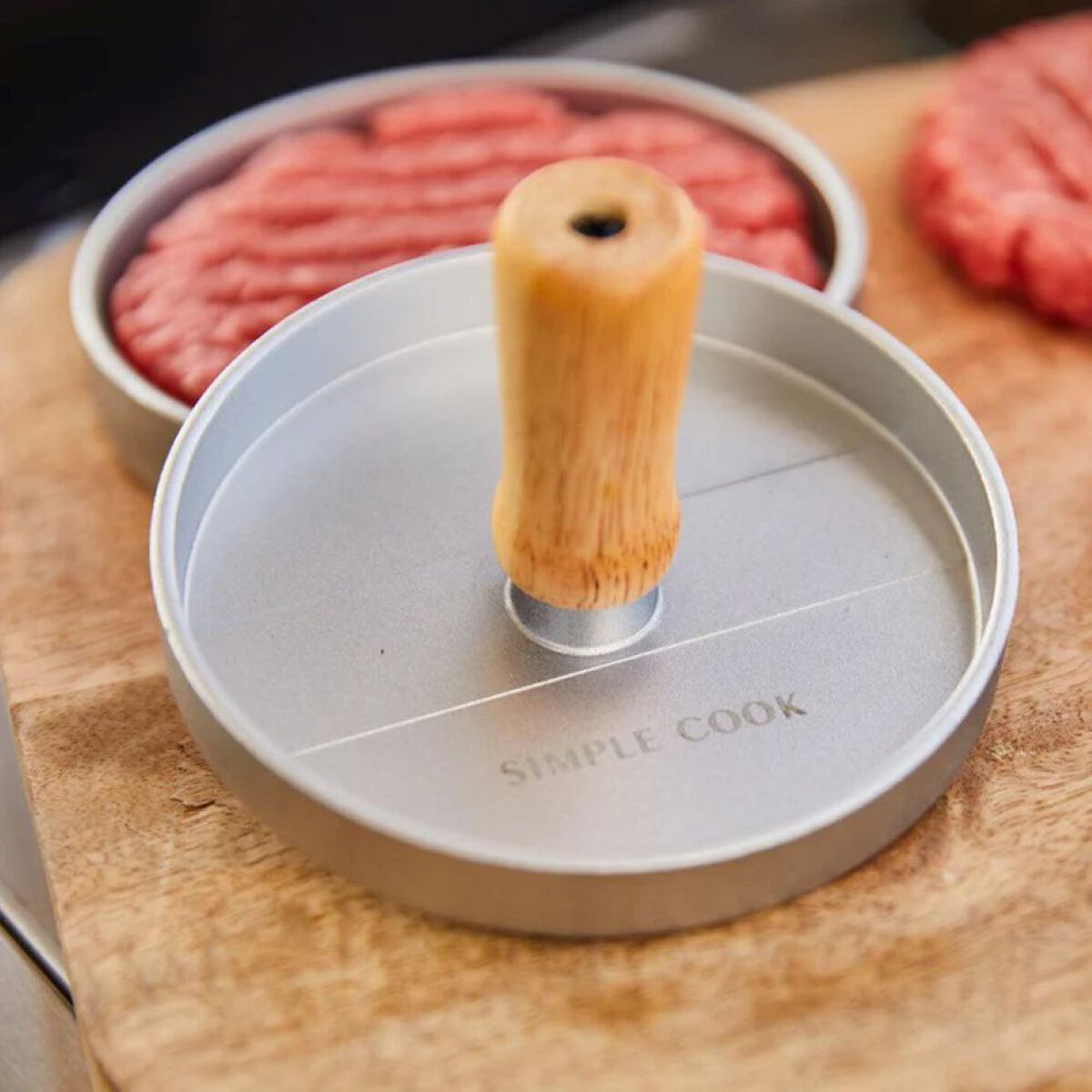 Prensador de Hamburguesas Simple Cook Smokky