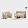Juego de Living Almore Belén Sofá 3 Cuerpos + Sofá 2 Cuerpos Beige