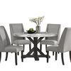 Juego de Comedor Daniels COMR-4930-4 4 Sillas Blanco