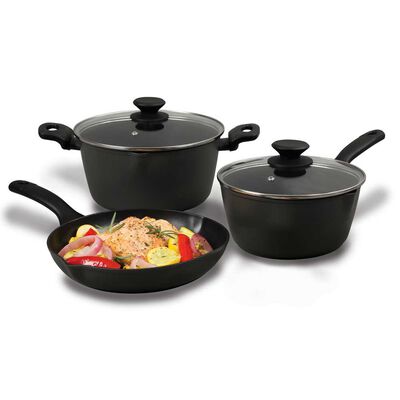 Batería de Cocina Aluminio Forjado Oster Kingsway 5 Piezas