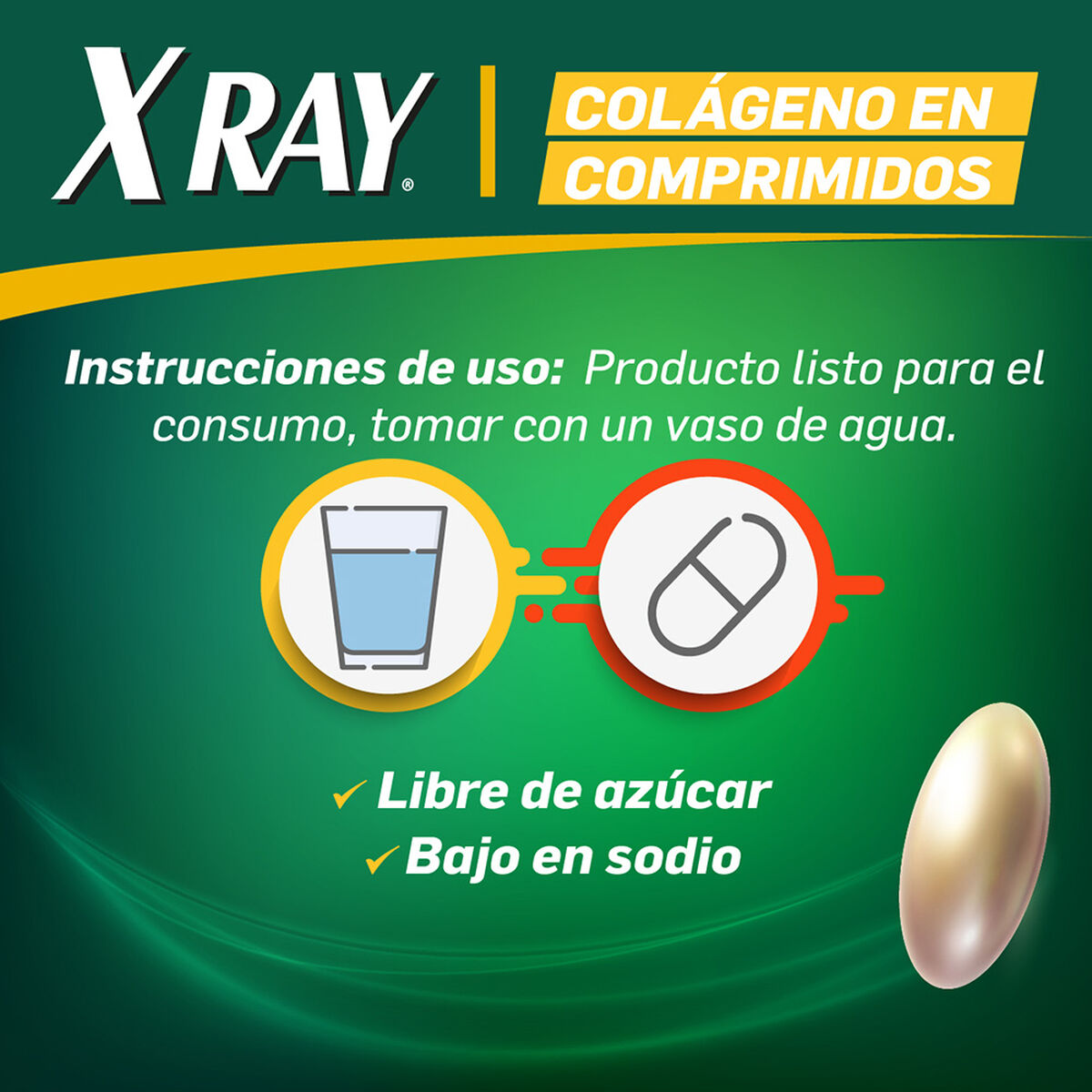 Pack 03 X Ray Colágeno Comprimidos