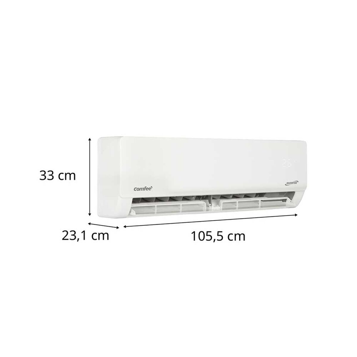 Aire Acondicionado Midea Split Inverter Comfee 24000 BtuH