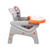 Silla Comer Alta Sit-Up Plus Naranja/Azul Infanti