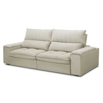 Imagen 1 del producto Sofá Amuv Bariloche Reclinable 3 Cuerpos Beige