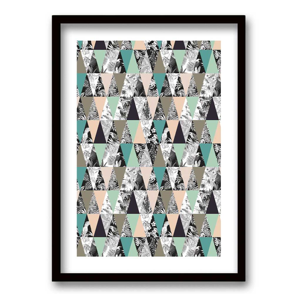 Cuadro Decorativo Retela Tropical Triangle 40 x 30 cm