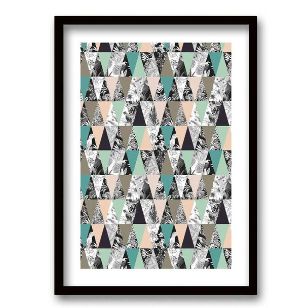 Cuadro Decorativo Retela Tropical Triangle 40 x 30 cm