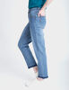 Jeans Rectoc Tiro Alto Mujer Fiorucci