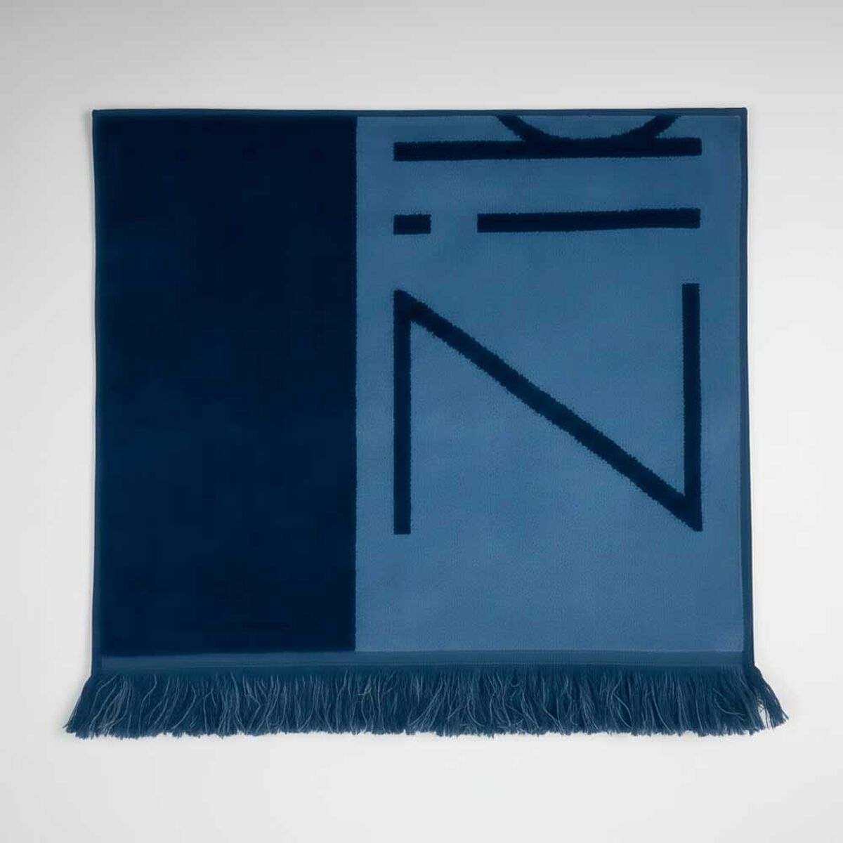 Toalla de Playa Jacquard Zibel Azul