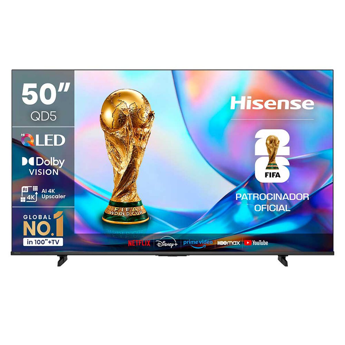 Smart TV QLED 50" Hisense 4K VIDAA 50QD5SV