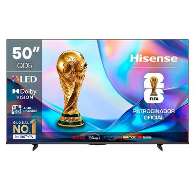 Smart Tv Qled 50"" Hisense 4K Vidaa 50Qd5Sv